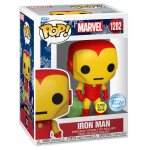 Figurine pop! marvel - iron man + tee - shirt taille m funko