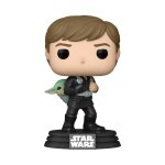 Figurine pop! star wars - luke skywalker et grogu - n�583 funko