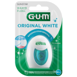 Fil dentaire white fluor cire gum sunstar - la pièce de 30m Fil dentaire white fluor cire gum sunstar - la pièce de 30m