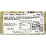 Filets d'anchois marins nature pecheries basques - la barquette de 105 g net goutt