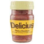 Filets d'anchois de la mer adriatique  l'huile d'olive delicius - delicius