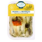 Filets d'anchois  la provenale pecheries setoises - la barquette de 110 g net goutt
