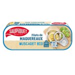 Filets de maquereaux au muscadet bio saupiquet - la boite de 120g