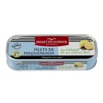 Filets de maquereaux au naturel et citron bio les mouettes d'arvor - la bote de 169g