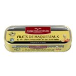 Filets de maquereaux vin blanc et aromates les mouettes d'arvor - la bote de 176g
