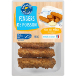 Fingers de colin d'alaska assiette bleue - la barquette de 190g