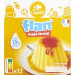 Flan caramel carrefour classic' - les 12 pots de 100g