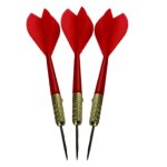 Fl�chette plastique rouge unicorn distribution - le lot de 3 fl�chettes