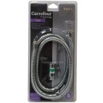 Flexible douche 1, 5 m inox carrefour home - le flexible