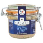 Foie gras de canard entier  l'ancienne jean larnaudie - la boite de 180g