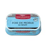 Foie de morue finement fum� les mouettes d'arvor - la boite de 120 g