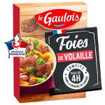 Foies de volaille confits le gaulois - la boite de 300 g