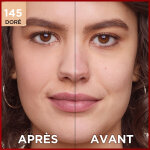 Fond de teint liquide mat spf25 teinte sous - ton dor (145) infaillible matte cover 32h l'oreal paris ...