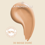 Fond de teint liquide hydratant teinte beige dor (n30) soin lumire d'ocres bio la provencale bio - ...
