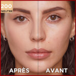 Fond de teint liquide matifiant teinte sous ton neutre (200) infaillible 32h l'oreal paris - le flacon ...