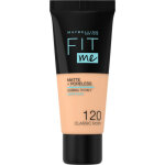 Fond de teint liquide matifiant teinte beige ros (120) fit me maybelline new york - le flacon de 30ml ...