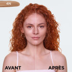 Fond de teint liquide hydratant teinte beige (n4) accord parfait l'oreal paris - le flacon de 30ml