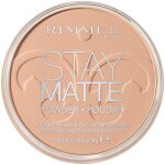 Fond de teint compact anti - brillance teinte silky beige (005) stay matte rimmel - la palette