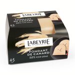 Fondant de canard 50% foie gras labeyrie - la barquette de 150g
