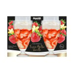 Fraise melba vanille saporit - les 2 coupes de 90g