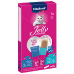 Friandises pour chat adulte saumon carrelet jelly lovers vitakraft - la boite de 90g