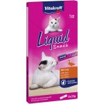 Friandises pour chat adulte canard beta - glucanes liquid snack vitakraft - la boite de 90g