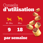 Friandises pour chien adulte fourrs gourmands markies pedigree - la bote de 1, 5kg