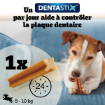Friandises pour chien adulte petit <10kg hygine bucco dentaire dentastix - la bote de 28 sticks