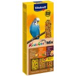 Friandise sticks pour perruche sans sucre ajout oeuf fruit miel kracker original vitakraft - la boite ...