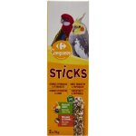 Friandise sticks pour grandes perruches et perroquets sans colorants fruits carrefour companino - les ...