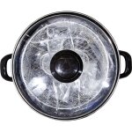 Friteuse 20 cm email avec couvercle thekitchenette - l'ensemble