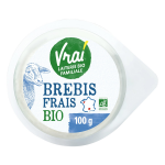 Fromage bio au lait de brebis vrai - la boite de 100 g