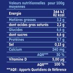 Fromage blanc nature au lait demi - �cr�m� calin - le pot de 850g