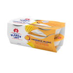Fromage blanc sucr  la mangue et fruit de la passion alsace lait - les 4 pots de 125g