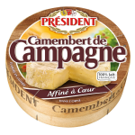 Fromage camembert de campagne president - la bote de 250g