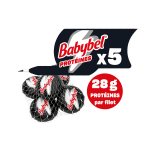 Fromage riche en proteines mini babybel - le filet de 5 fromages de 22g Fromage riche en proteines mini babybel - le filet de 5 fromages de 22g