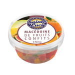 Fruits confits macédoines sainte lucie - la boite de 150g Fruits confits macédoines sainte lucie - la boite de 150g
