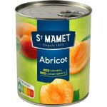 Fruits au sirop abricots entiers st mamet - la boite de 480g net goutt