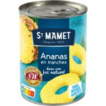 Fruits au sirop ananas en tranches sans sucres ajouts st mamet - la boite de 345 g net goutt