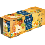 Fruits au sirop cocktail st mamet - les 3 boites de 125 g net goutt