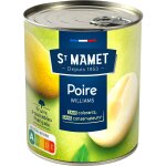 Fruits au sirop poire williams, poire en moitis st mamet - la boite de 850g