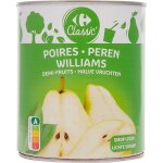 Fruits au sirop poires williams carrefour classic - la boite de 455g net goutt