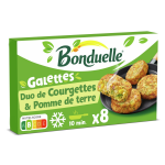 Galettes  poler duo de courgettes & pomme de terre bonduelle - la bote de 8 galettes