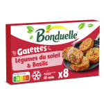 Galettes  poler lgumes du soleil & basilic bonduelle - la bote de 8 galettes