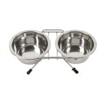 Gamelle pour chien surleve inox duvo + - la pice
