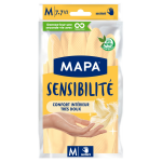 Gants latex satine taille m mapa - la paire