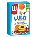 Gteaux fourrs au chocolat noisette la coqueline lulu lu - la bote de 6 sachets - 165 g