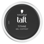 Gel coiffant fixation forte rsistance humidit effet titane taft schwarzkopf - le pot de 250ml