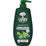Gel douche 4 - en - 1 menthe tonique l'arbre vert bien etre - le flacon de 750ml Gel douche 4 - en - 1 menthe tonique l'arbre vert bien etre - le flacon de 750ml