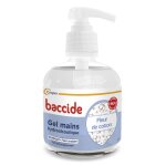 Gel hydroalcoolique fleur coton baccide - le flacon de 300ml Gel hydroalcoolique fleur coton baccide - le flacon de 300ml